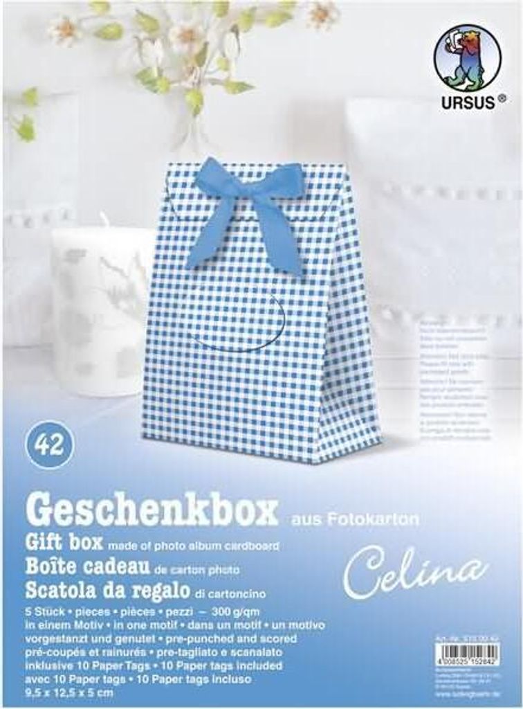 Geschenkbox Celina 9,5x12,5x5cm VE=5 Stück Motiv: 42