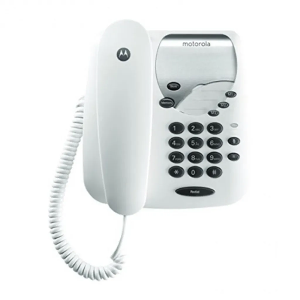 Motorola CT1 Téléphone analogique filaire fiable pour maison ou bureau