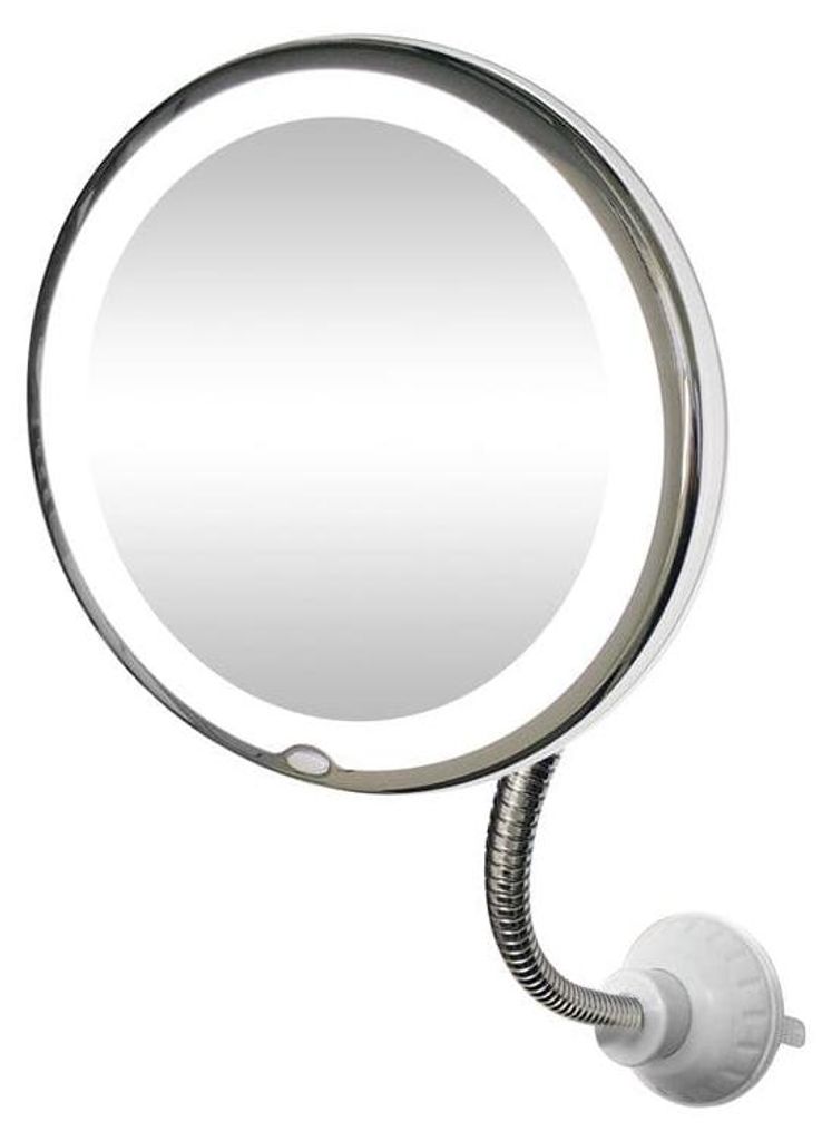 UNIQ Flexibler Badezimmerspiegel mit Saugnapf - 10-fache Produktbild 