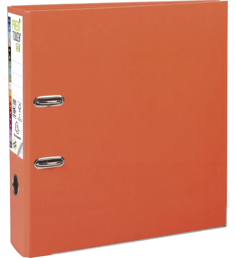 Classeur de Rangement A4 Dos Large 80mm Orange pour Dossiers et Projets - 2