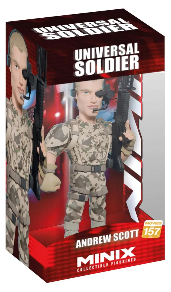 Statue de Collection MINIX Universal Soldier Andrew Scott Film Cinéma
