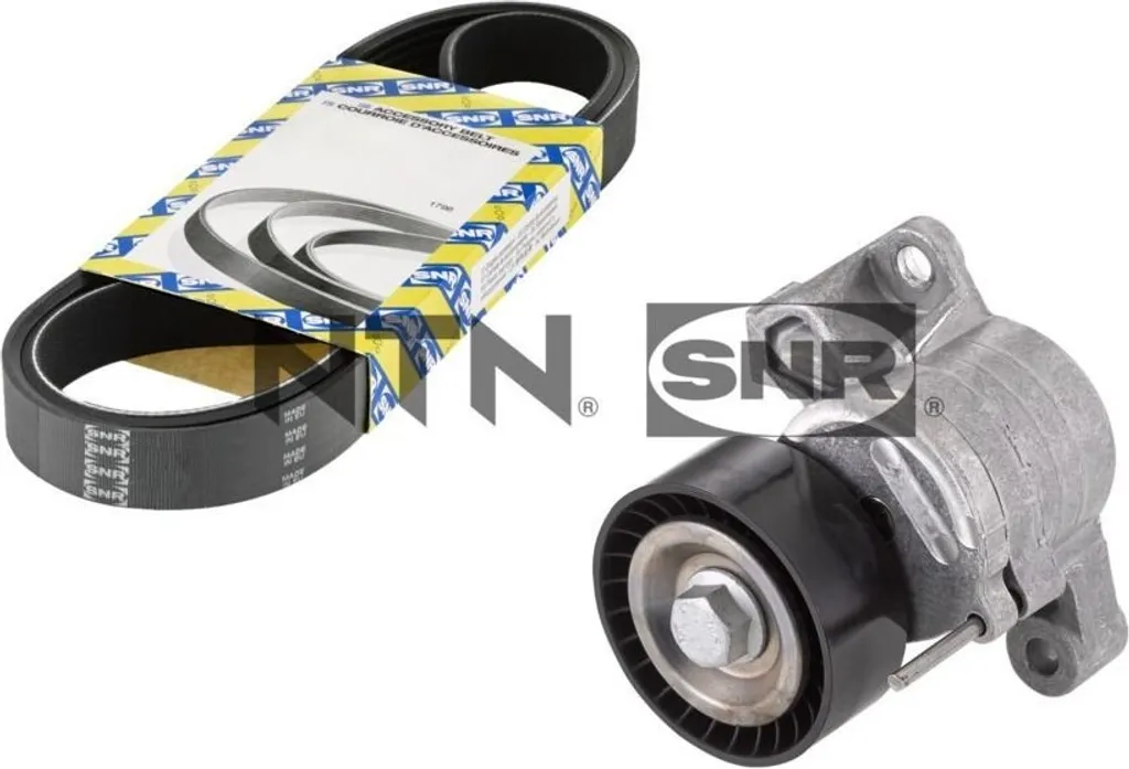 Kit Courroie Striée SNR KA857.35 pour Seat Ibiza 6J et Skoda Rapid