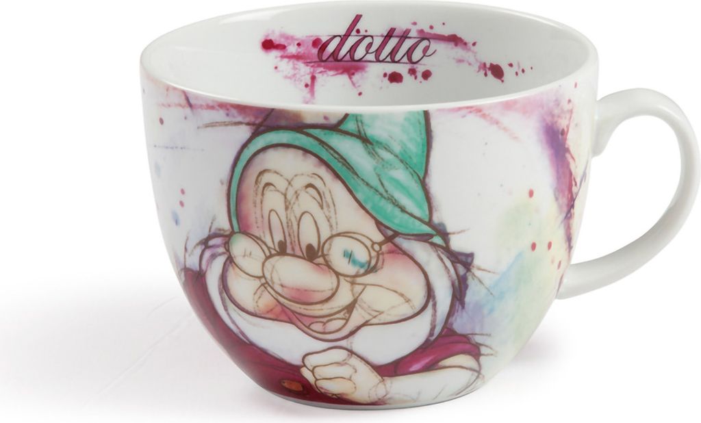Gilde Cappuccinotasse, "Doc", Porzellan, mehrfarbig, VE 3, H. 9 cm, D. 12 cm 81274