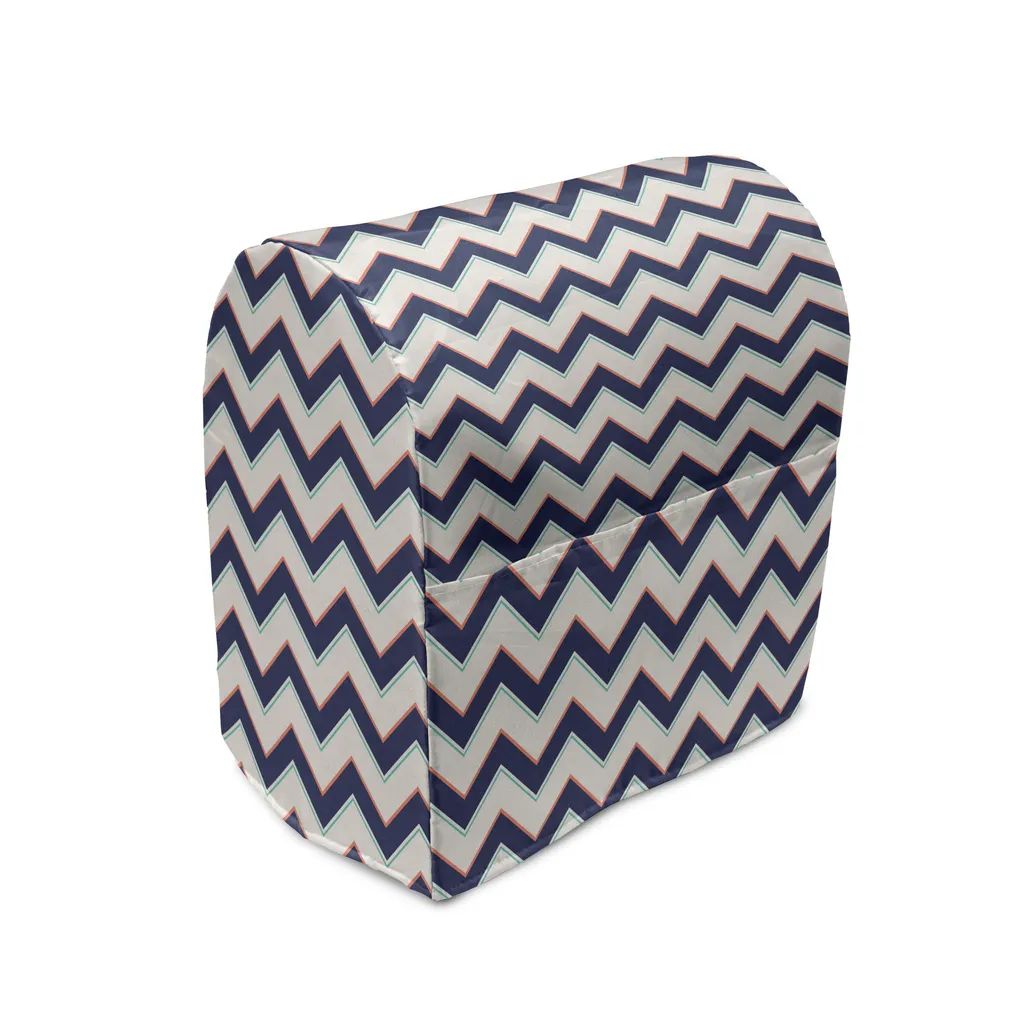 Housse pour mixeur ABAKUHAUS Zig Zag Retro, protection 36 x 39 x 24 cm