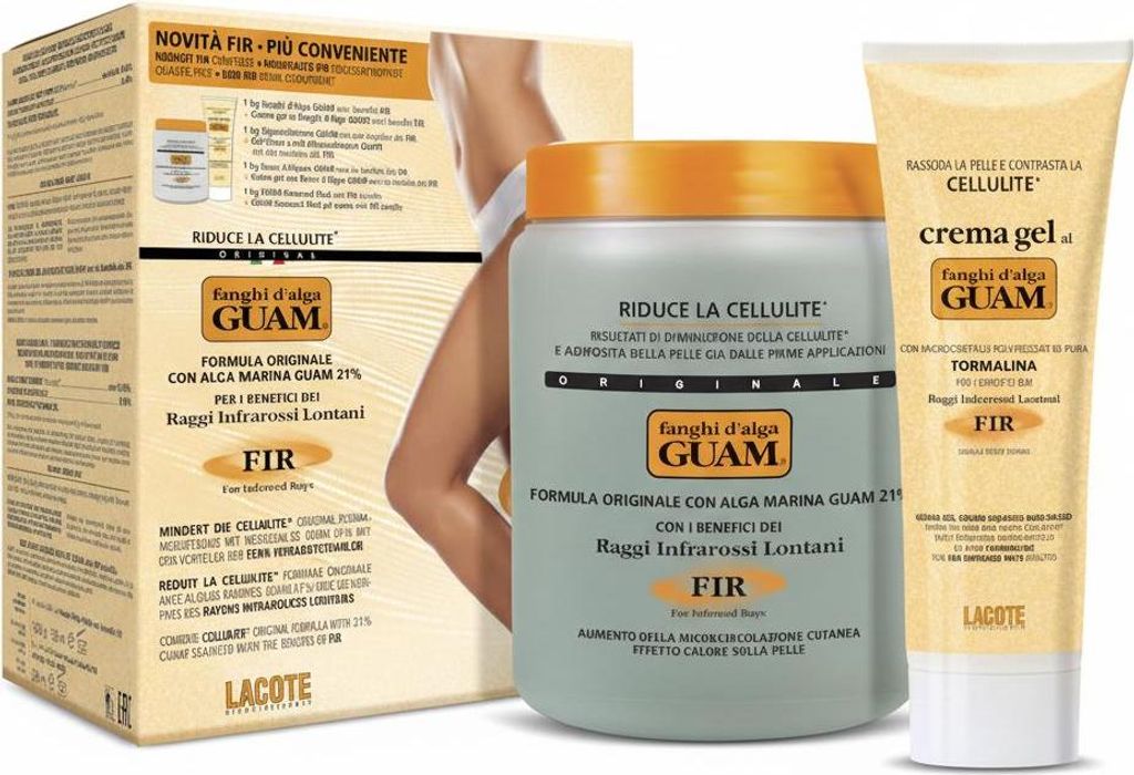 GUAM Klasická kúra s řasovým fango FIR, 1 kg fango + 200 ml Obrázek produktu 