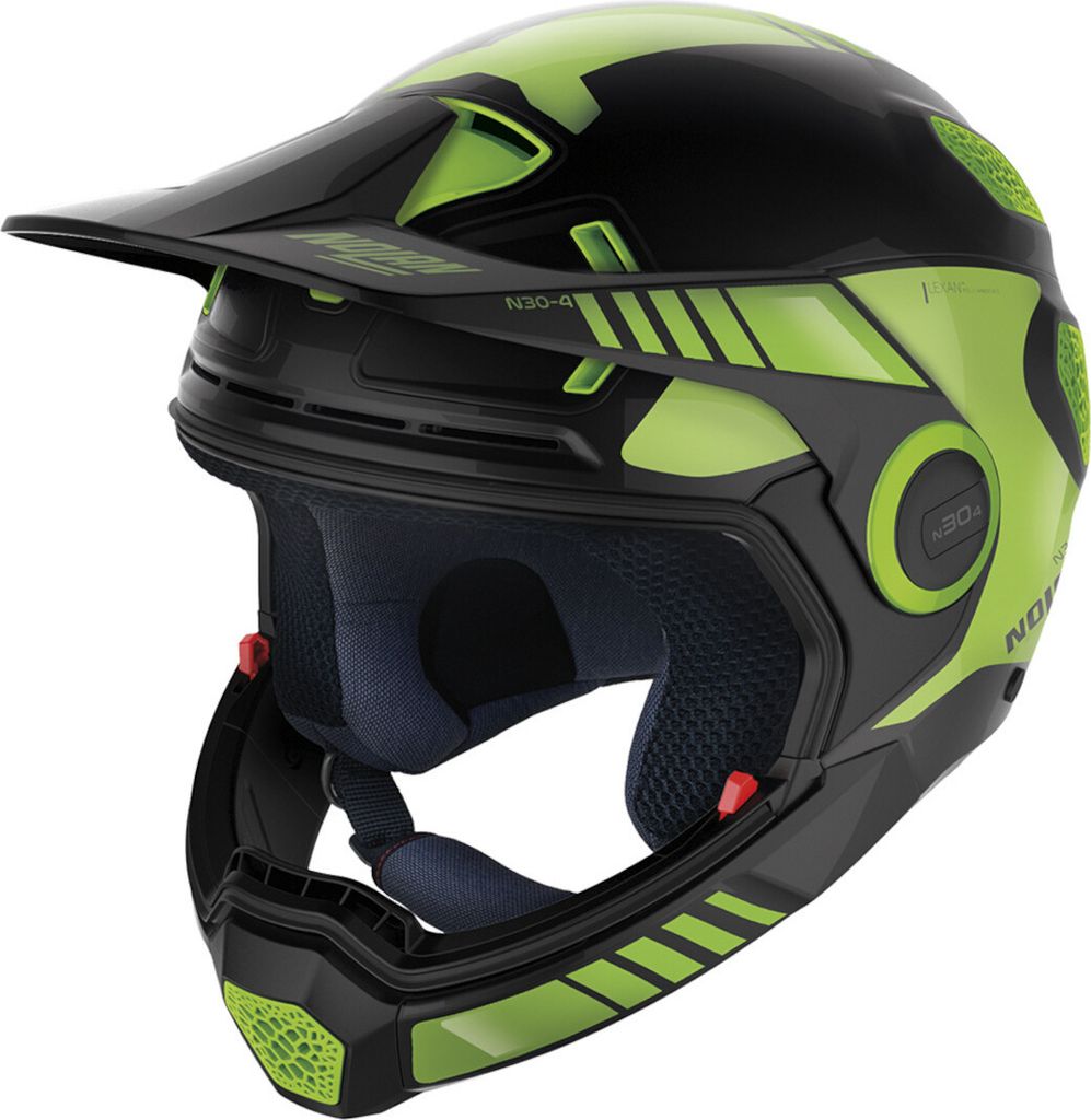 Casque Nolan N30-4 XP Uncharted, noir/vert, M (57/58) Image du produit 