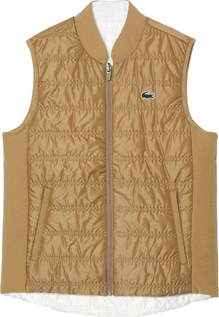 Lacoste - Weste für Damen, Emblem GT12314 (34 DE) (Beige)