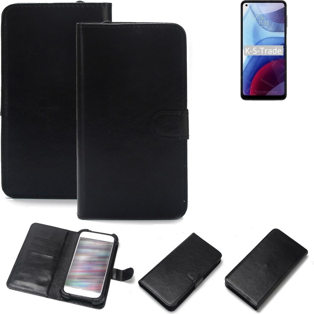 K-S-Trade Handyhülle Schutzhülle kompatibel mit Motorola Moto G Power (2021) Handy Schutz Hülle Handyhülle Bumper schwarz 1x