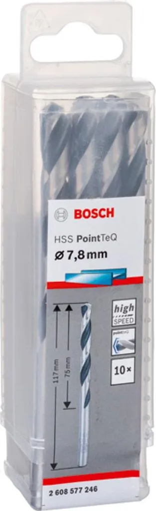 Ingrosso Punte Bosch HSS PointTeQ 10pz: Foratura Industriale Veloce