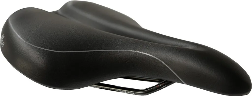 Selle vélo anti-douleur P&P Engelke 850 noire - Confort anatomique