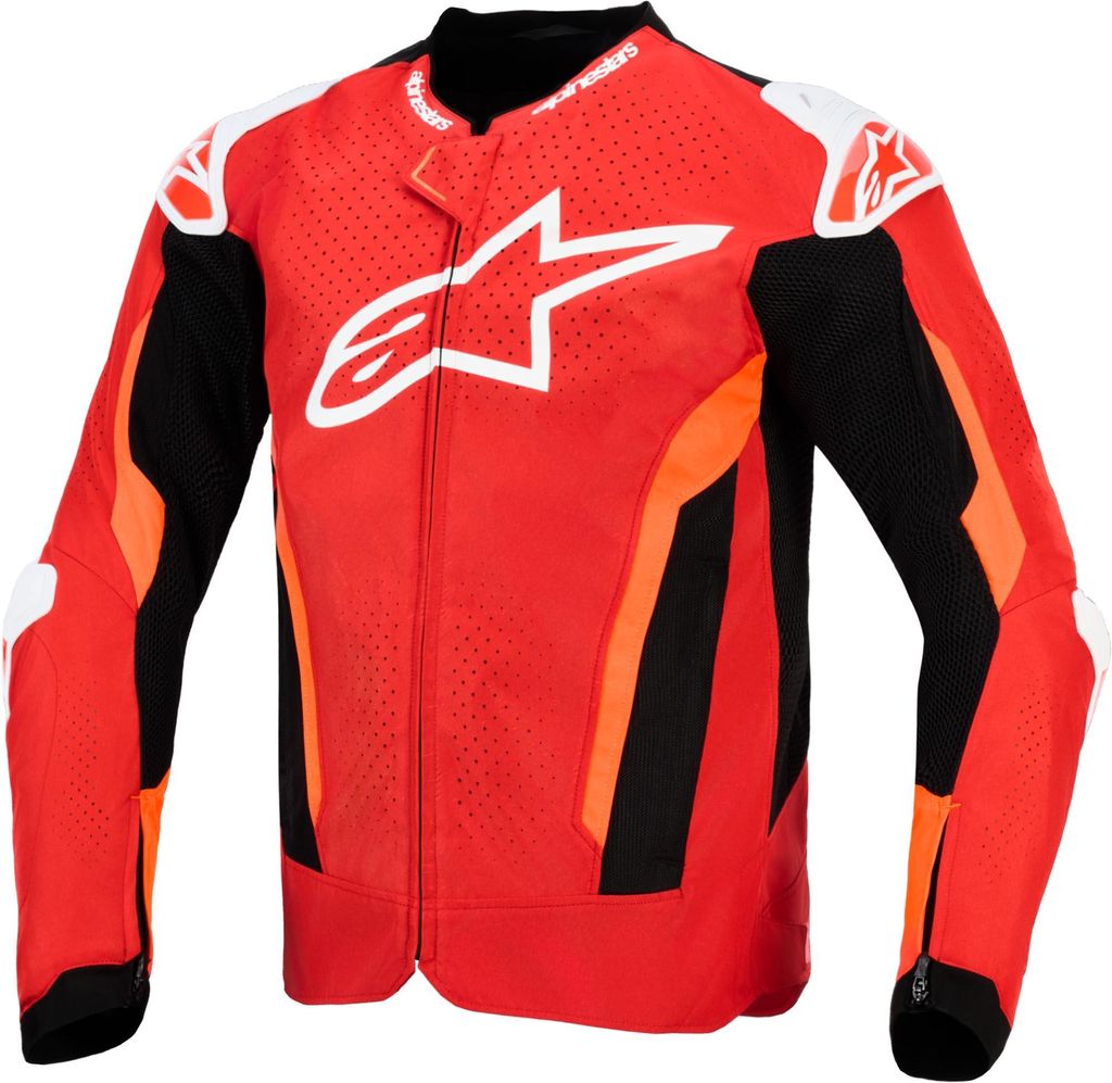Alpinestars T-GP Air perforierte Motorrad Textiljacke, rot/schwarz, 2XL
