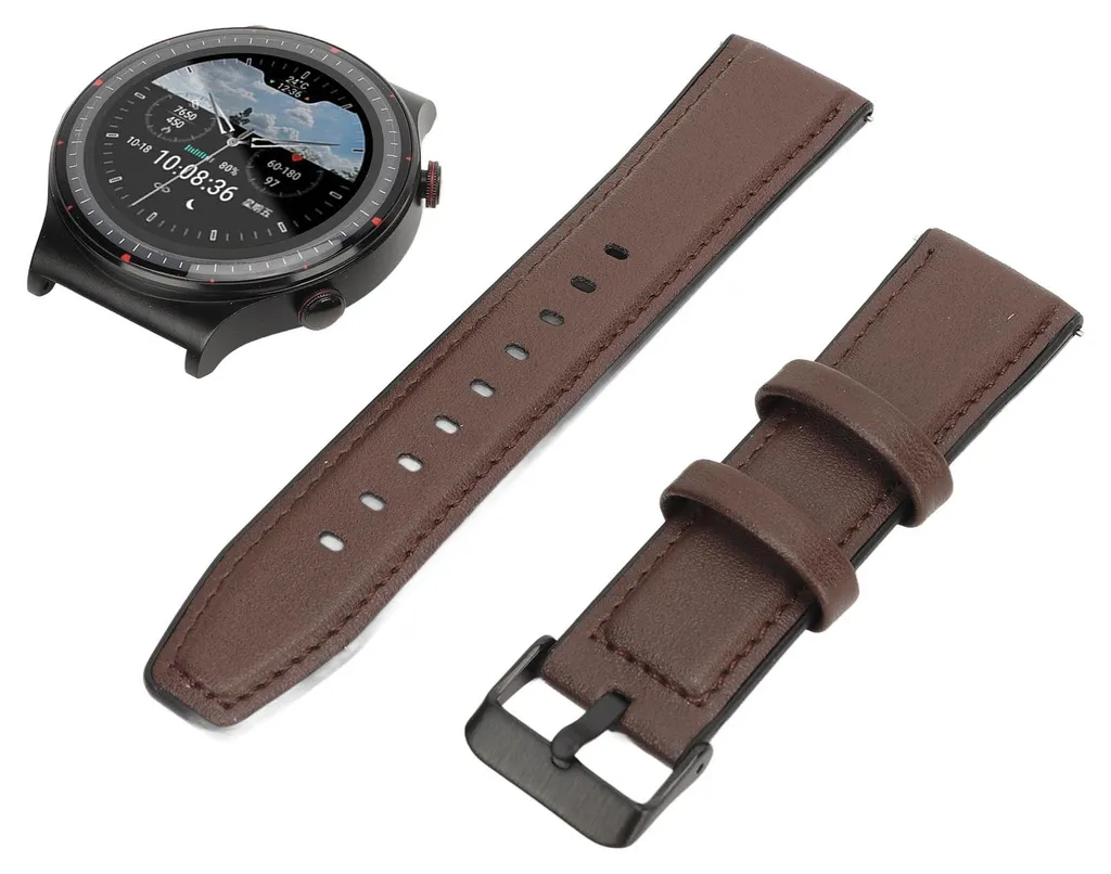 Montre connectée santé V7 série sport pour femmes enceintes, noir chic