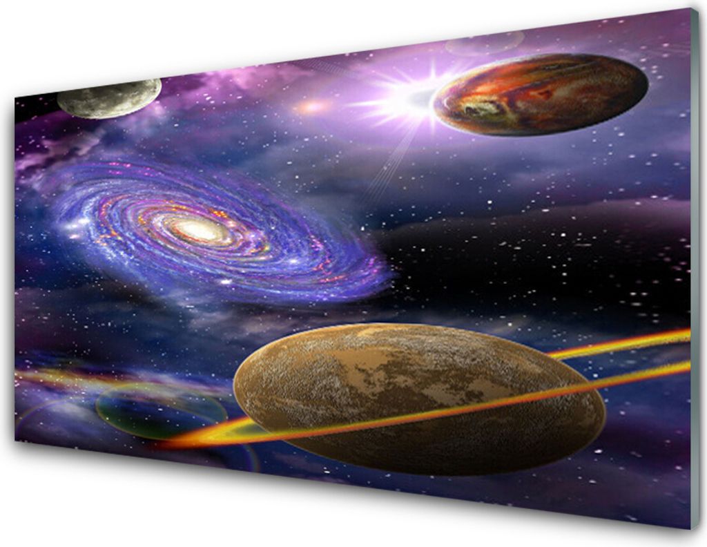 Acrylglasbilder 100x50 Wandbild Druck Kosmos Weltall