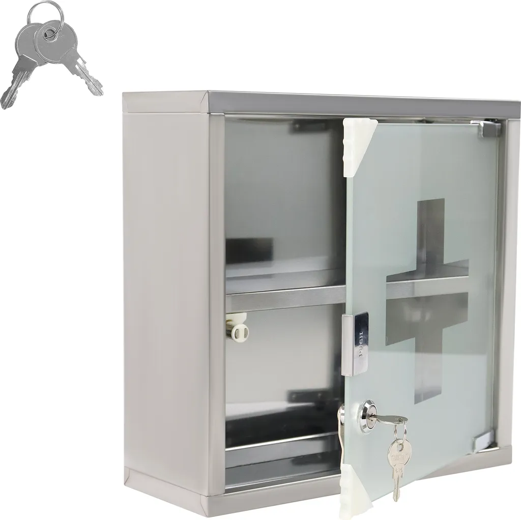 Armoire de premiers secours sécurisée pour rangement de médicaments