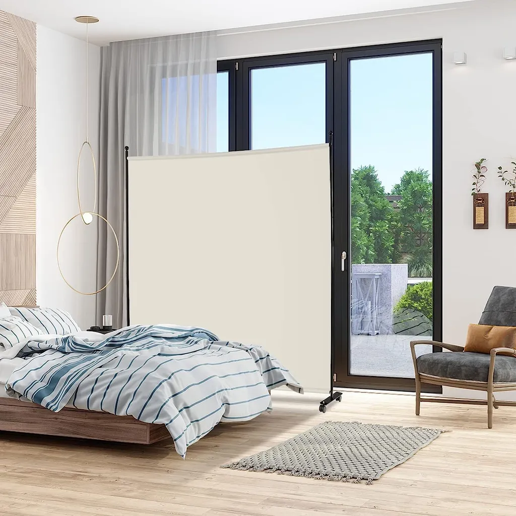 Écran de Projection Sans Plis avec Roulettes - Solution Mobile JV10722WH