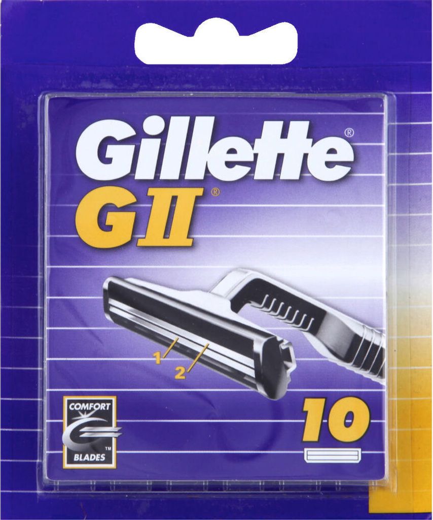 Gillette GII Rasierklingen und Systemklingen 10 Stück 1 Produktbild 