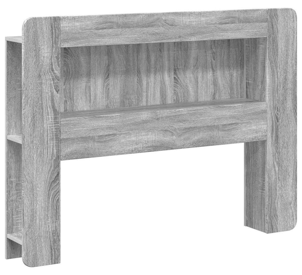 Möbel Kopfteil-Schrank mit Speicher Graues Sonoma HolzwerkstoffKopfteile - Kopfteile c8169