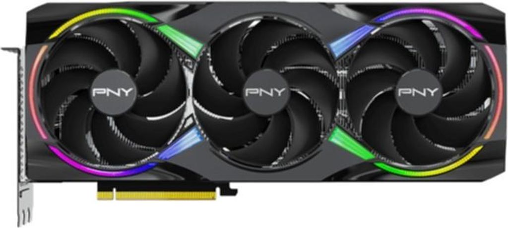 PNY GeForce RTX 5080 ARGB Übertaktet Triple Fan 16GB GDDR7 Reflex 2 RTX AI DLSS4