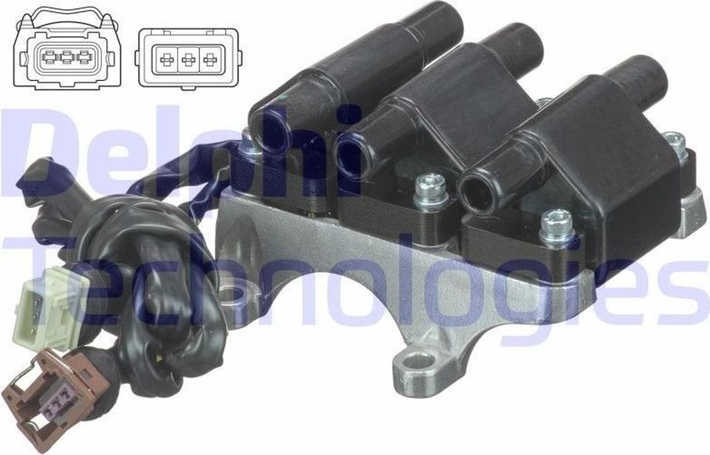 DELPHI GN10806-12B1 Zündspule 12V für VW PASSAT Variant Produktbild 