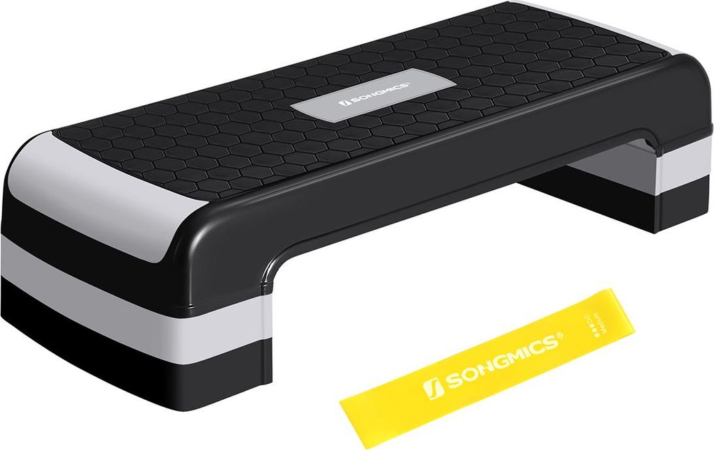 Stepboard für Aerobic schwarz-grau
