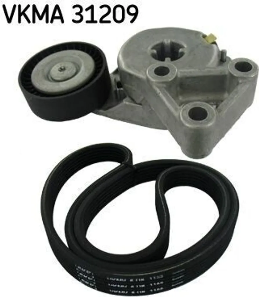 Courroie SKF haute résistance thermique pour VW Lupo et SEAT Arosa
