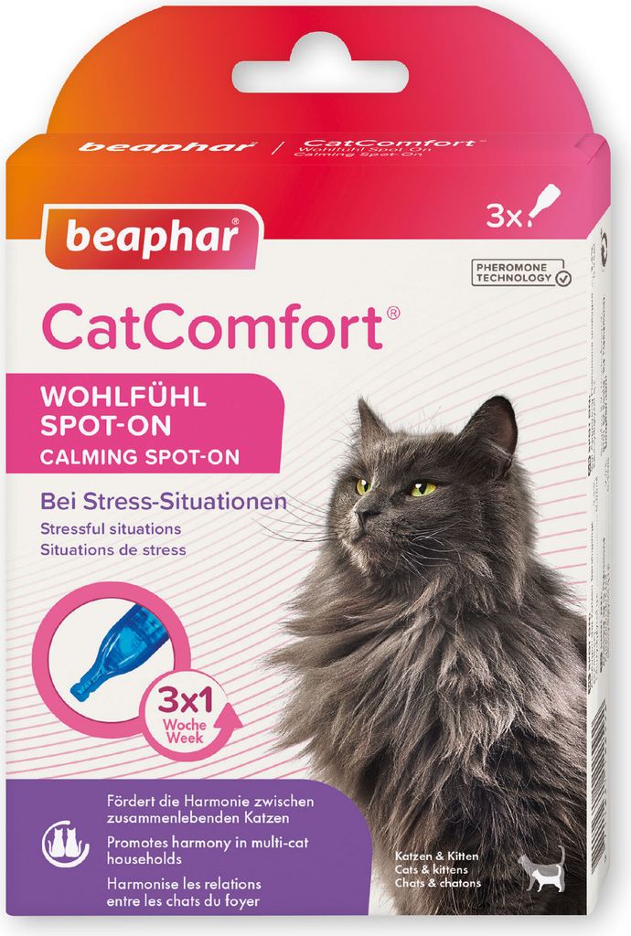 Beaphar CatComfort® Wohlfühl Spot-On 3 x 0,55 ml Produktbild 