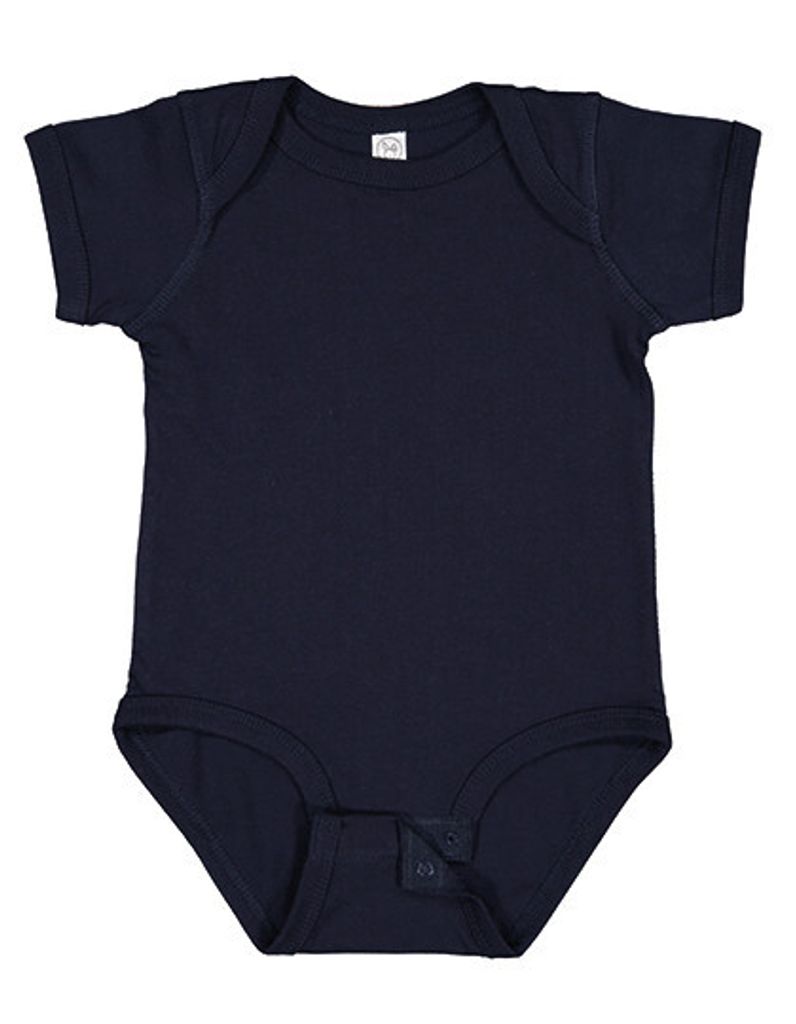 Rabbit Skins Infant Fine Jersey Short Sleeve Bodysuit