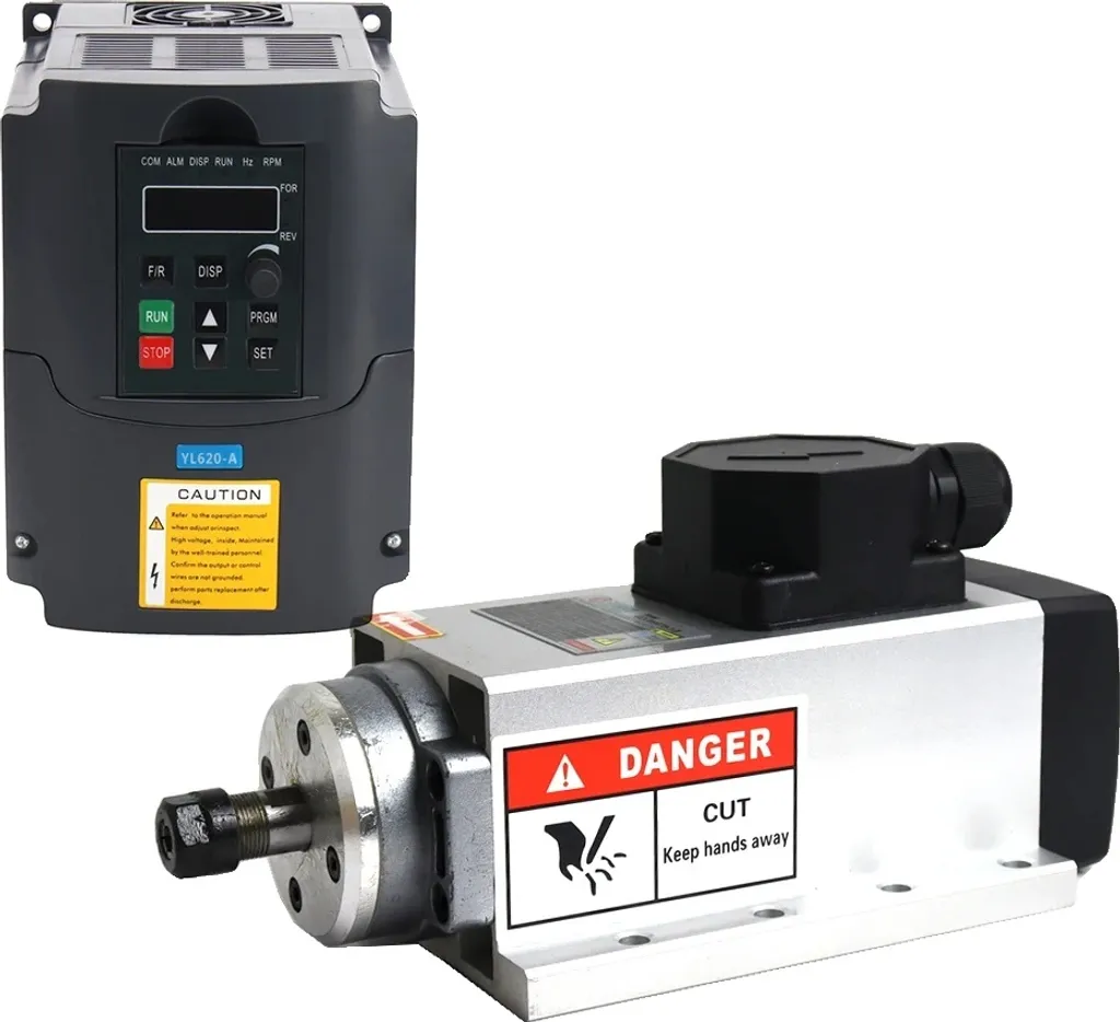 Broche de fraisage CNC Braun 1,5 kW 220V refroidie par air 24000 tr/min