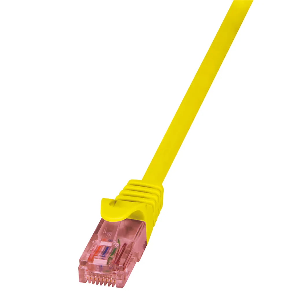 Cavo di Rete LogiLink CAT 6 U/UTP 10m Giallo - Qualità Professionale