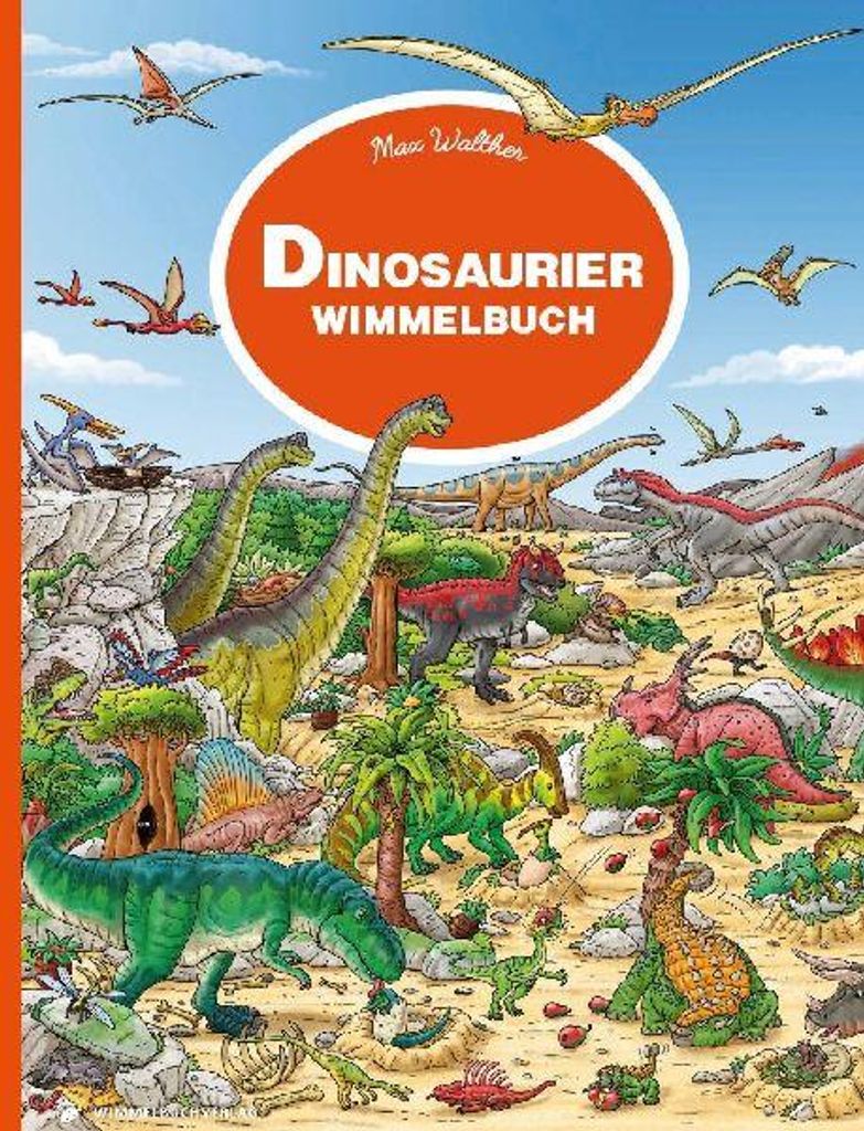 Dinosaurier Wimmelbuch Produktbild 