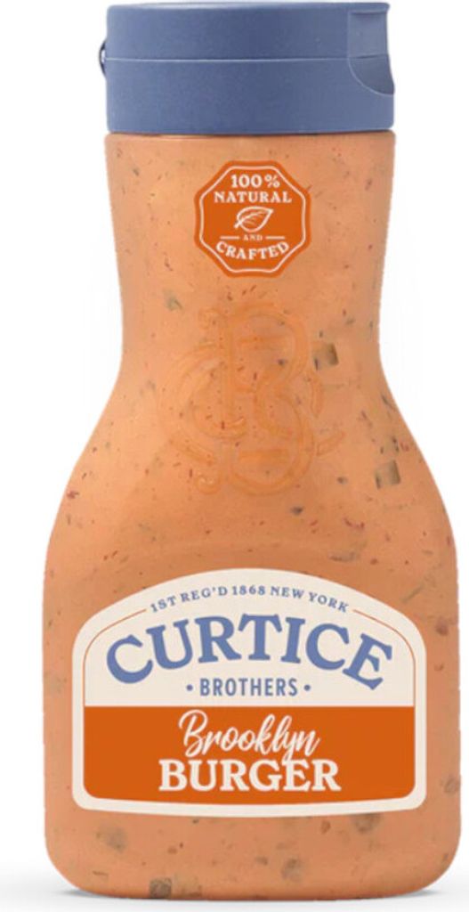 Verpackungsbild Curtice Brothers Brooklyn Burger Sauce authentischer Geschmack 420ml