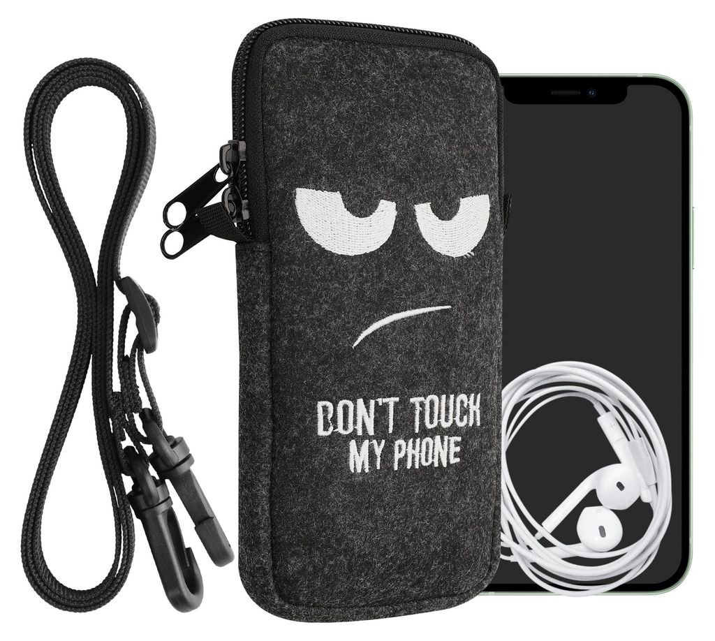 kwmobile Handytasche für Smartphones XL - 6,7/6,8" - Filz Produktbild 
