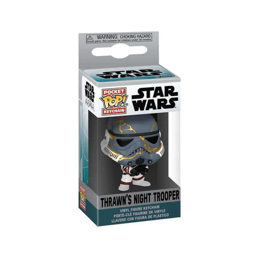 Porte-clé Figurine Funko POP Ahsoka Night Trooper en Vinyle de 4 cm