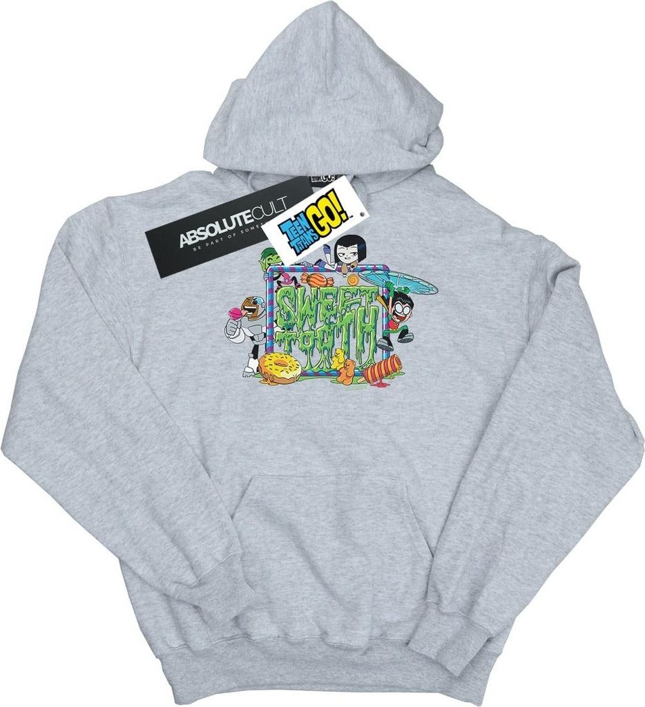 DC Comics - "Teen Titans Go Sweet Tooth" Kapuzenpullover für Jungen BI13311 (116) (Grau)