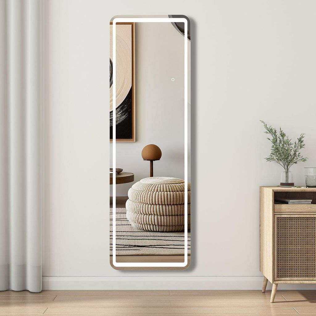 Miroir sur pied LED 160 x 40 cm, miroir en pied avec 3 Image du produit 