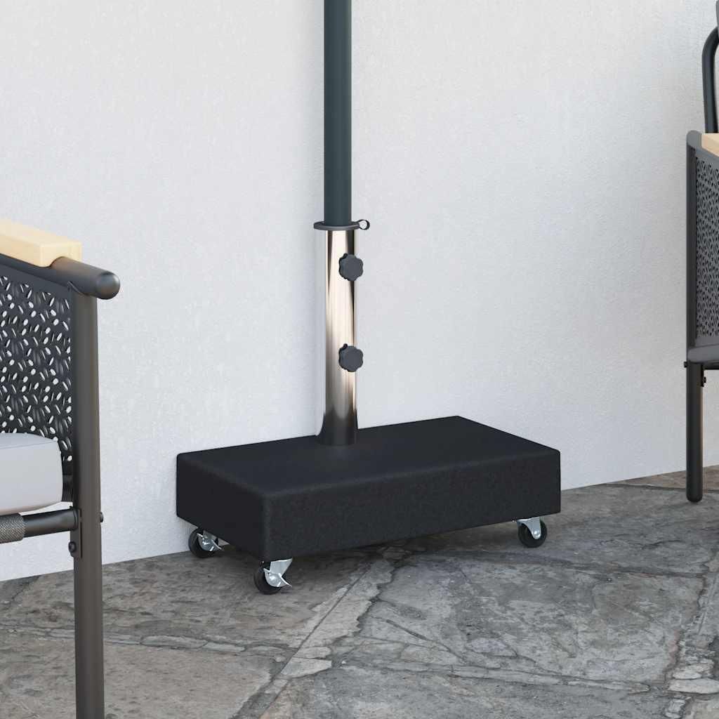vidaXL Stojan na dáždniky čierny 45x25x8 cm Granit Obrázok produktu 