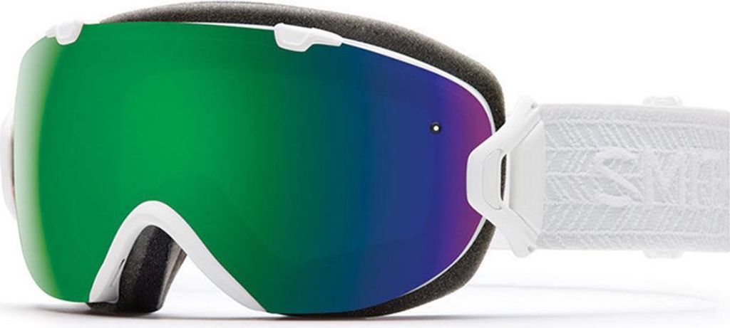 Smith I/OS White Eclipse / ChromaPop Sun Green Mirror + Lens