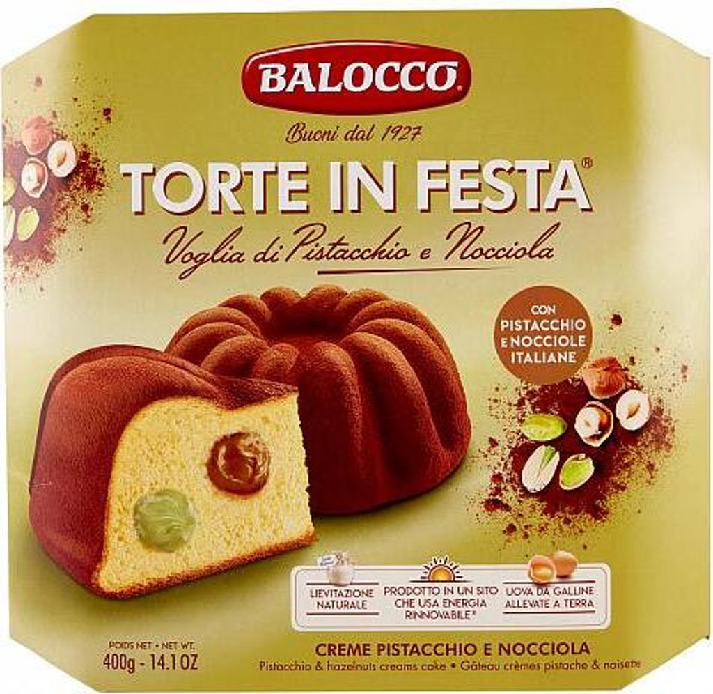 Babka mit Pistazien und Haselnüssen Torte in Festa 400g - Produktbild 