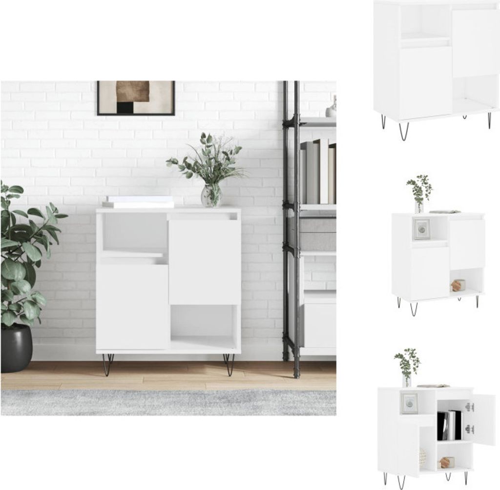 vidaXL Sideboard Weiß 60x35x70 cm Holzwerkstoff - Sideboards