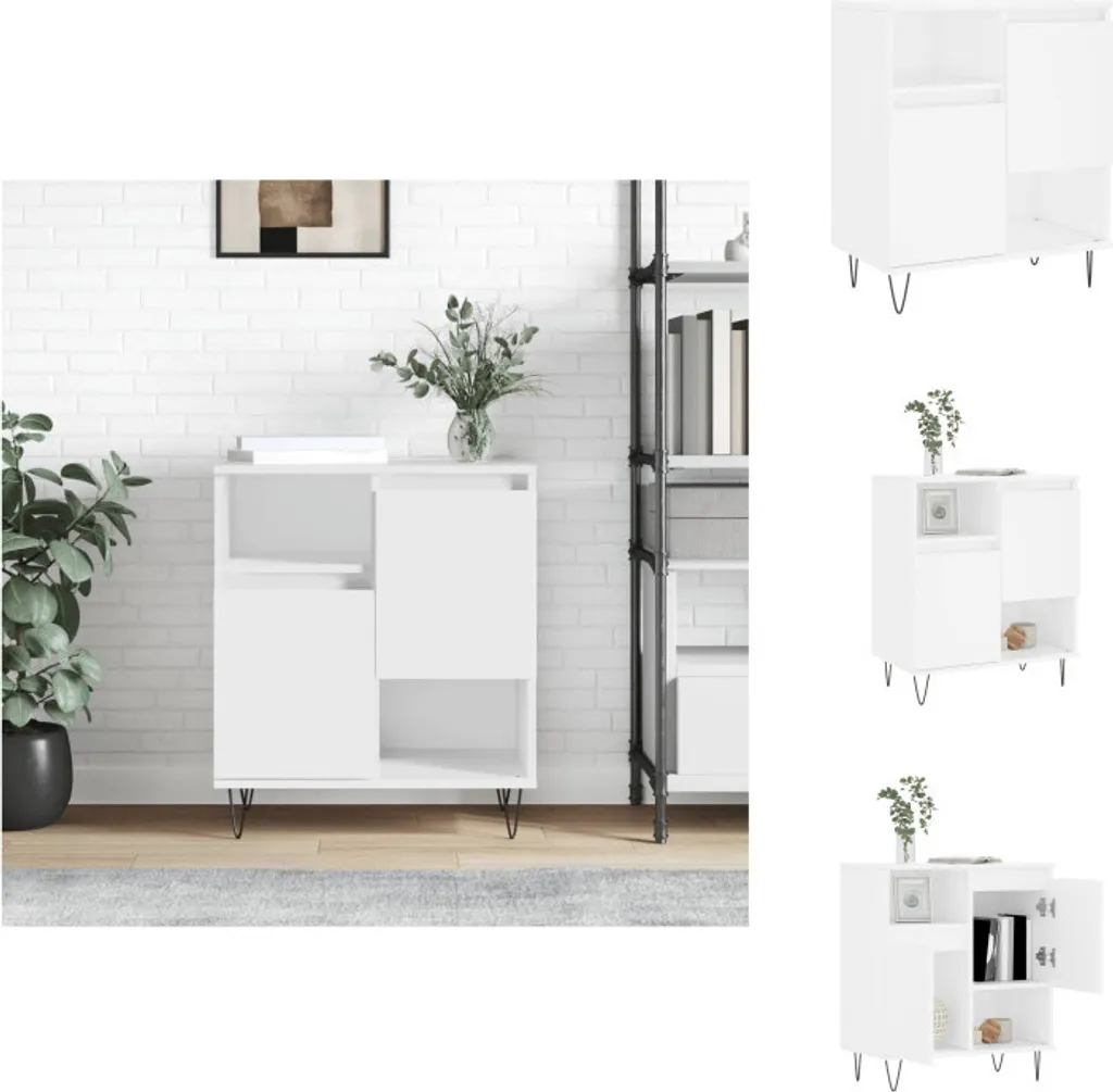 Madia Bianca 60x35x70 cm | Arredo Moderno vidaXL Legno e Design