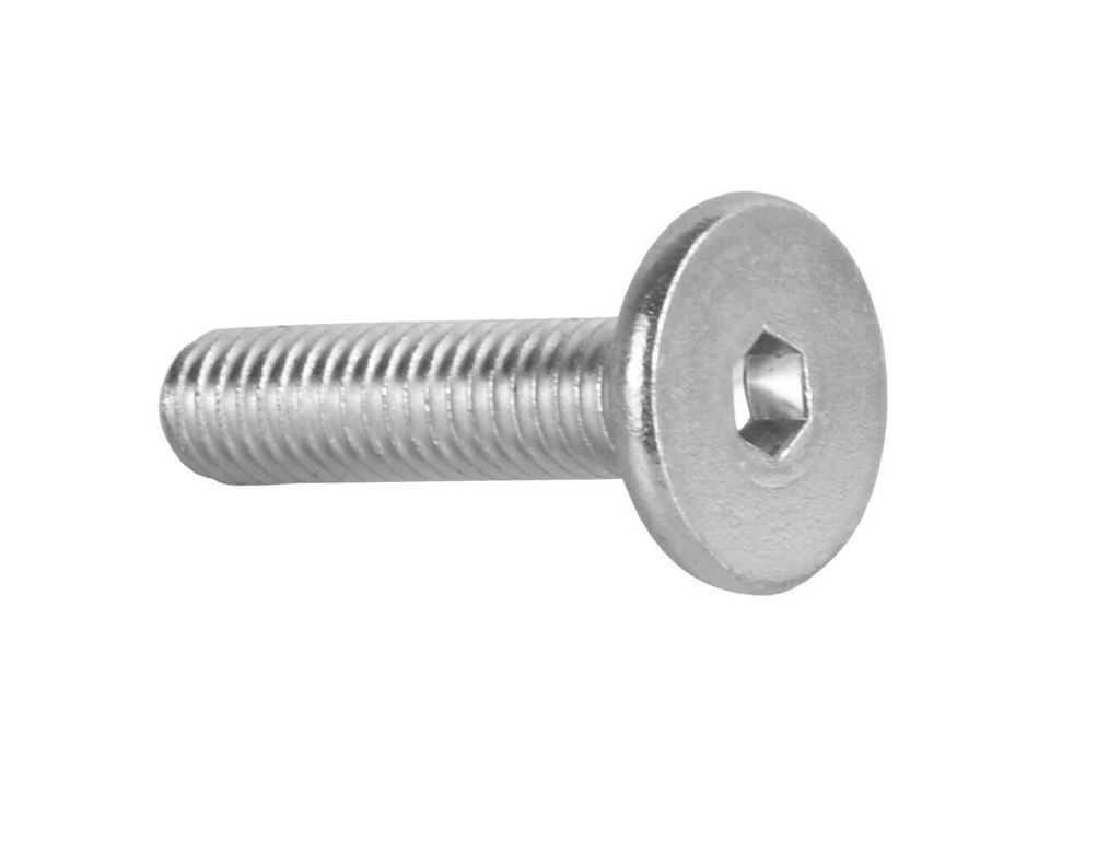 Flachkopfschrauben M6 Möbelschrauben Möbelverbinder 25mm Produktbild 3