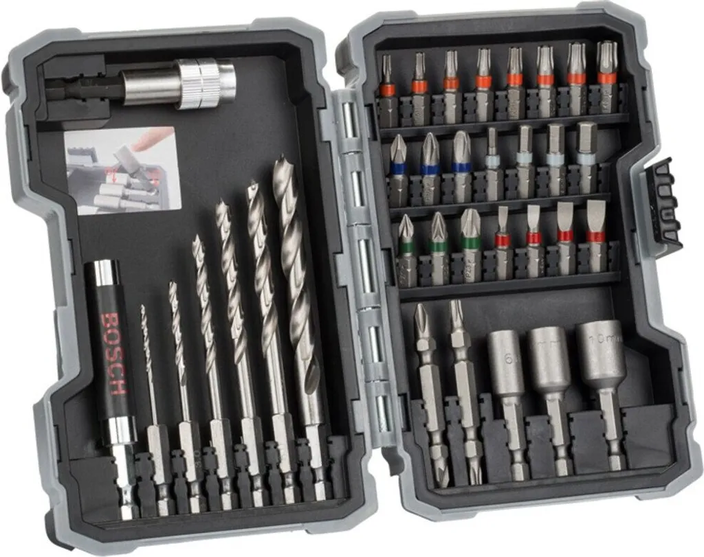 Set Bosch 35 Pezzi Foratura e Avvitamento Legno: Qualità Professionale