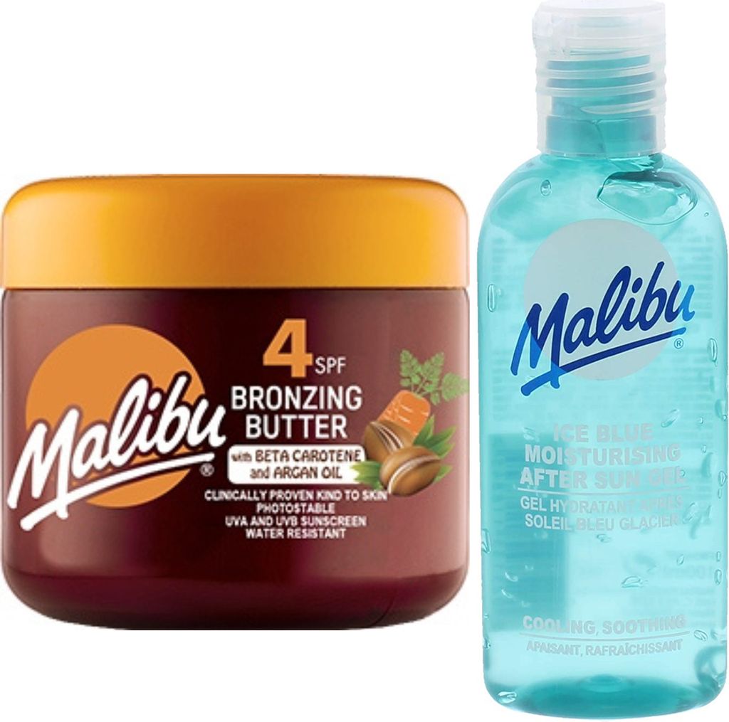 Malibu Bräunungsbeschleuniger SPF4 + After Sun Gel 100ml