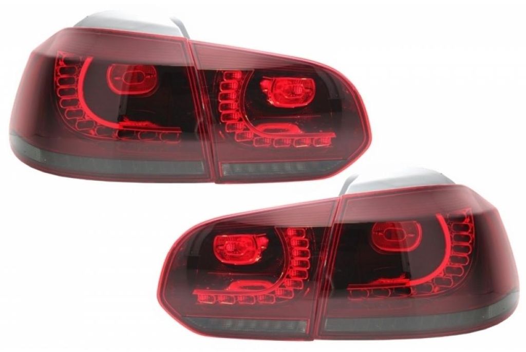 Rückleuchten FullLED für VW Golf 6 08-13 R20Look Rot/Rauch Produktbild 