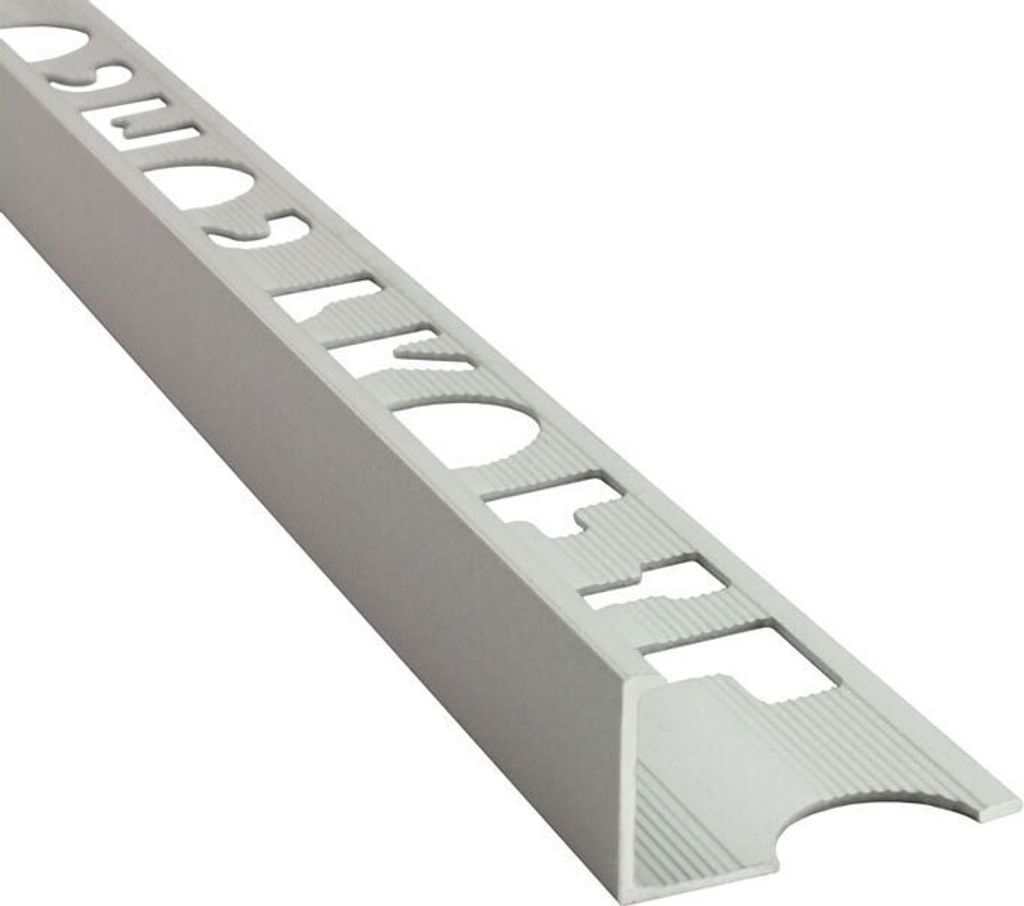 Alu L-Profil Fliesenschiene Fliesenprofil Schiene L270cm 8mm silber matt