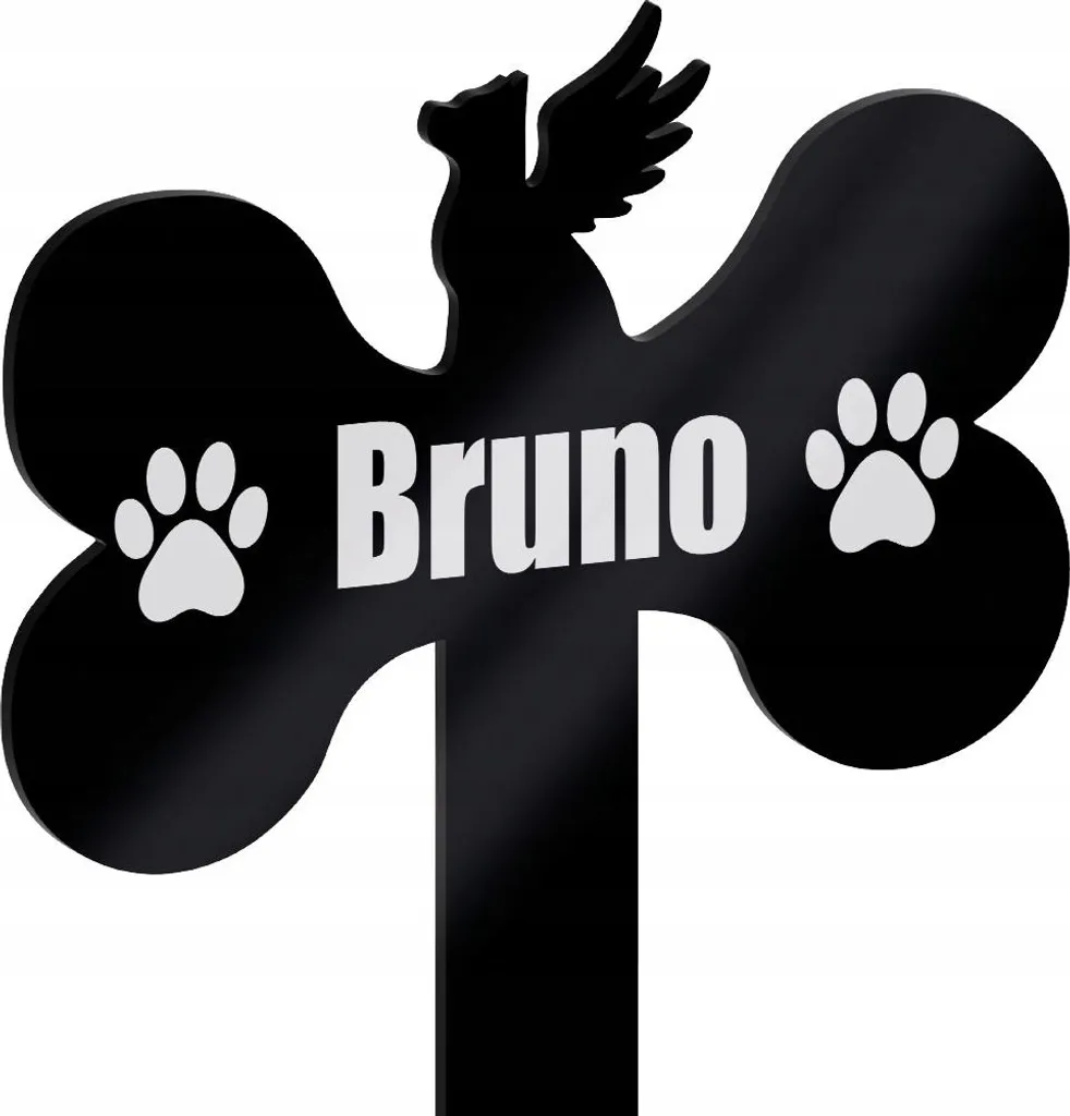 Mémorial de jardin pour tombe de chien avec bougie souvenir unique