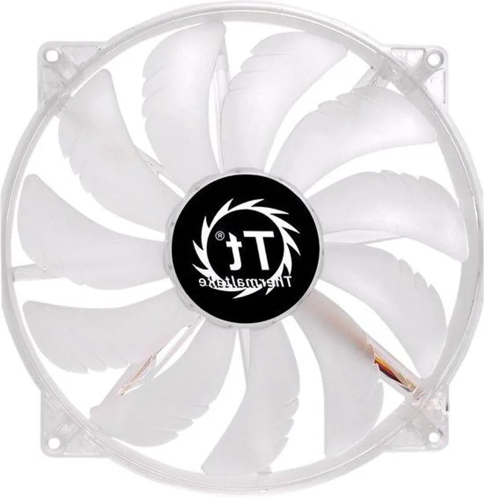 Ventilateur LED Silencieux 200mm Noir 800 tr/min avec 20 LED Intégrées