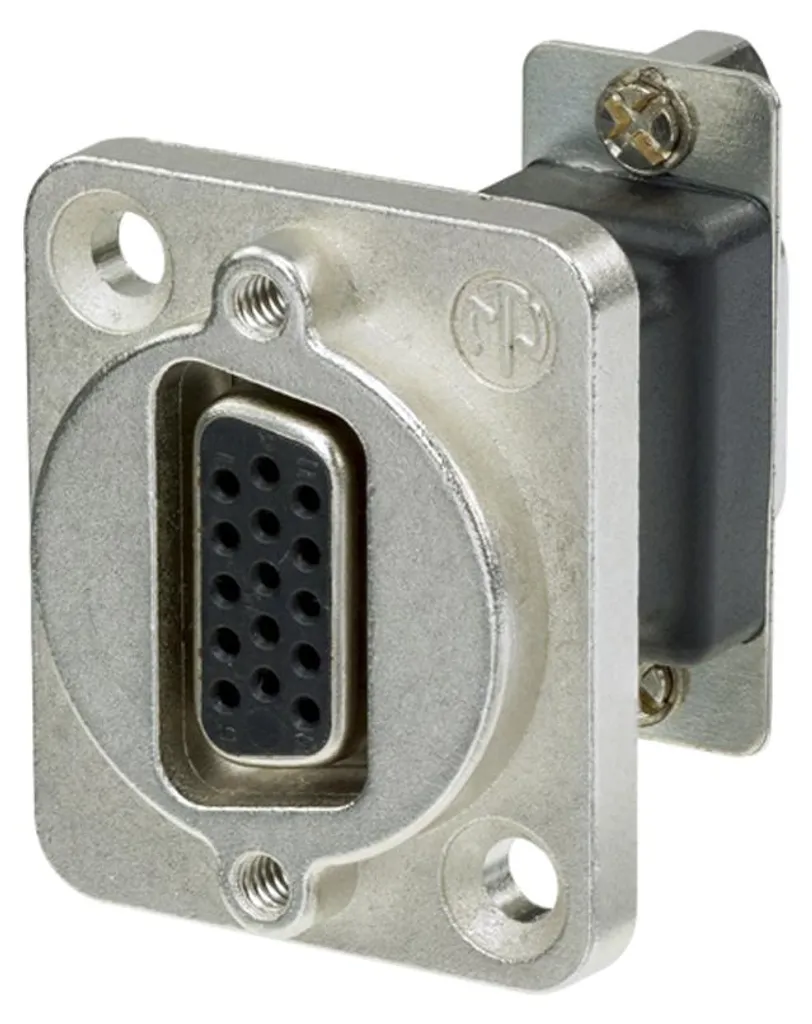 Adaptateur D-SUB 15p Femelle Neutrik NADB15FF Blindé Haute Qualité 1pc