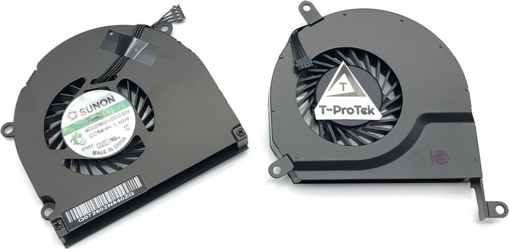 Links + Rechts Ersatz Fan Lüfter Kühler cooler kompatibel für MacBook Pro A1286 (EMC 2556) Mid 2012