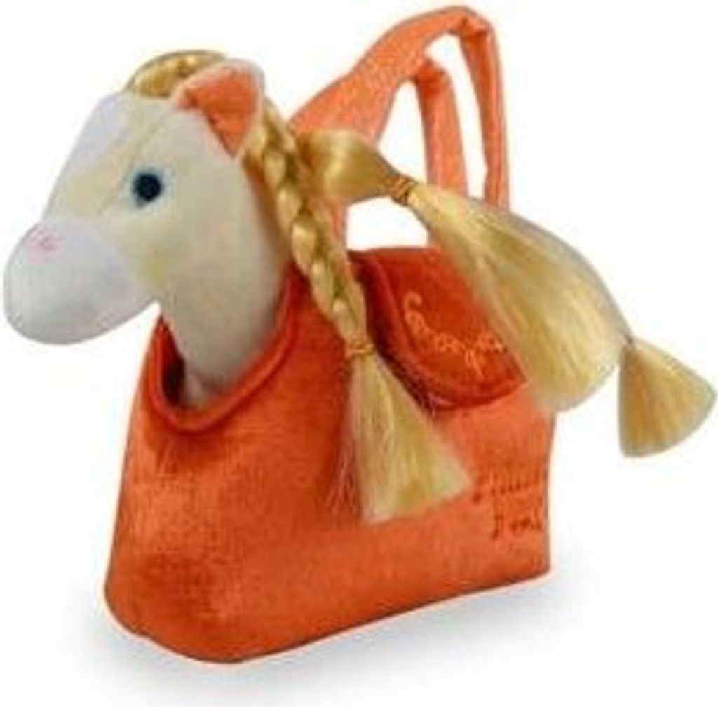 Handtasche mit Pferd braun